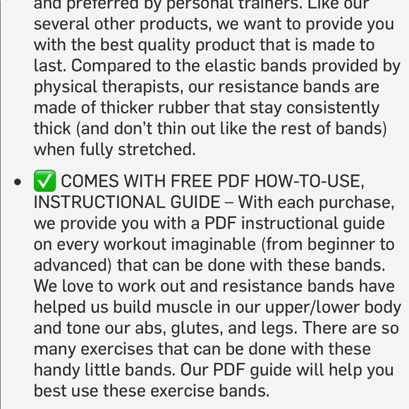 SB SOX 5-Levels Resistance Bands Set - Picture 10 of 12